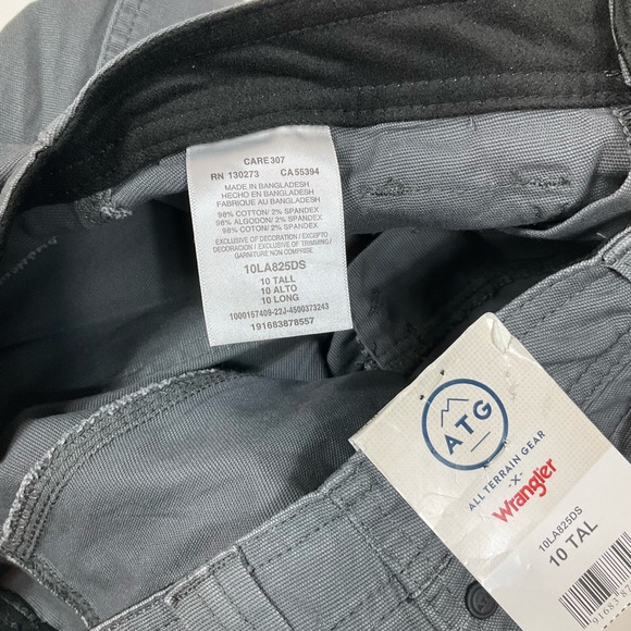 Wrangler Women Sierra Slim Pant Gray 10 Tal - Picture 10 of 10